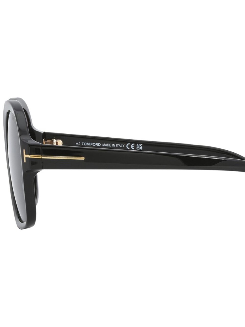 NEW TOM FORD TF1034 01B BLACK GREY GRADIENT AUTHENTIC SUNGLASSES - Picture 5 of 6